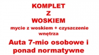 Komplet z woskiem C - mycie z woskiem i czyszczenie wnętrza